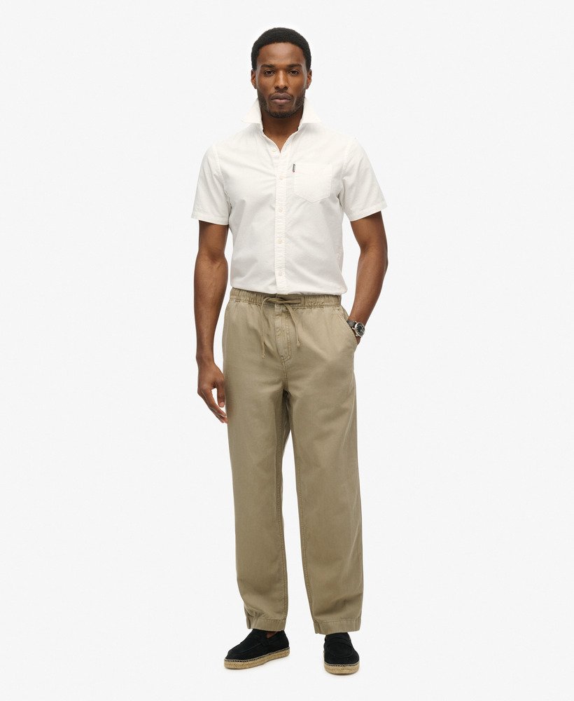 mens The Merchant Store - Drawstring Pants in Light Khaki Green
