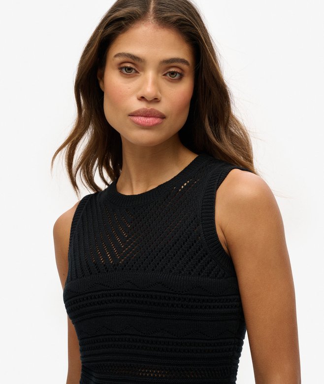 Crochet Mini Dress