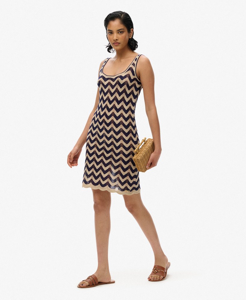 新品タグ付きSサイズ Trois Logo Knit Mini Dress 新品タグ付】Trois Logo Knit Mini Dress
