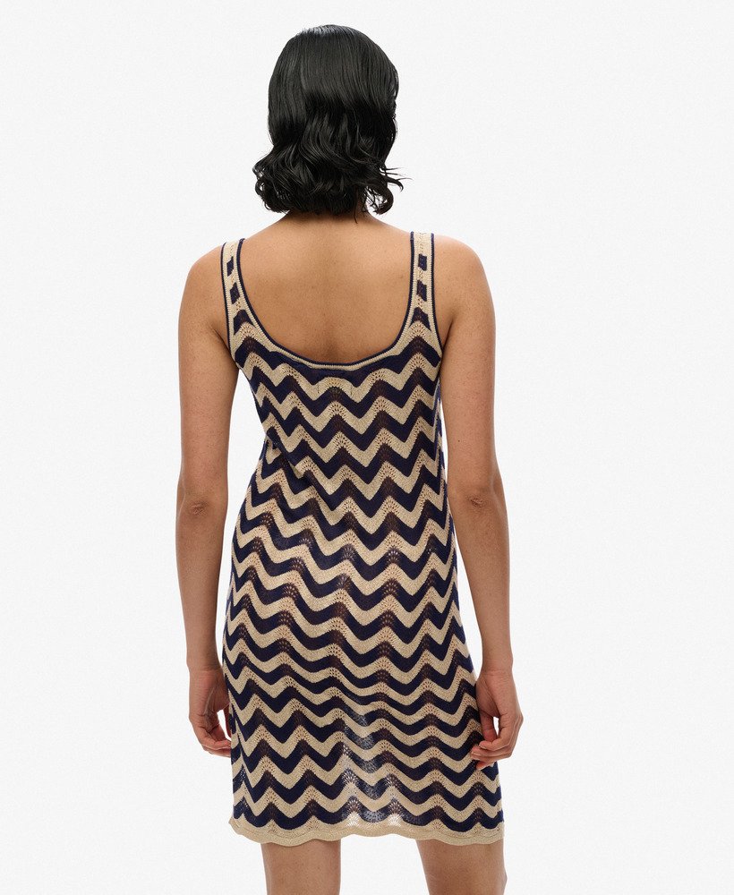 新品タグ付きSサイズ Trois Logo Knit Mini Dress Trois Logo Knit Mini Dress