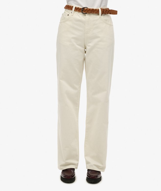 Mid Rise Wide Leg Jeans