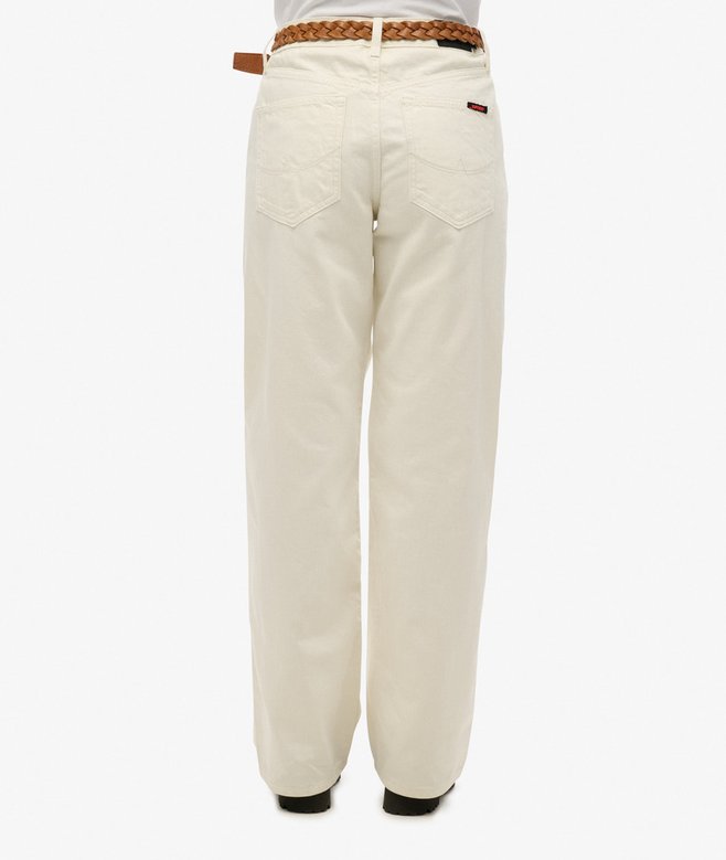 Mid Rise Wide Leg Jeans