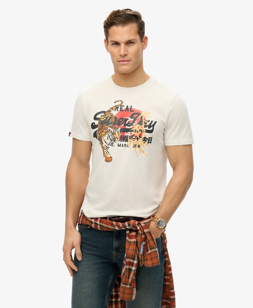Superdry★フロント ヴィンテージロゴ☆メンズ☆Tシャツ NEW 日本未入荷 Superdry Tシャツ ヴィンテージTシャツ