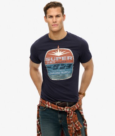 T-shirt décontracté à motif Gasoline Image 1