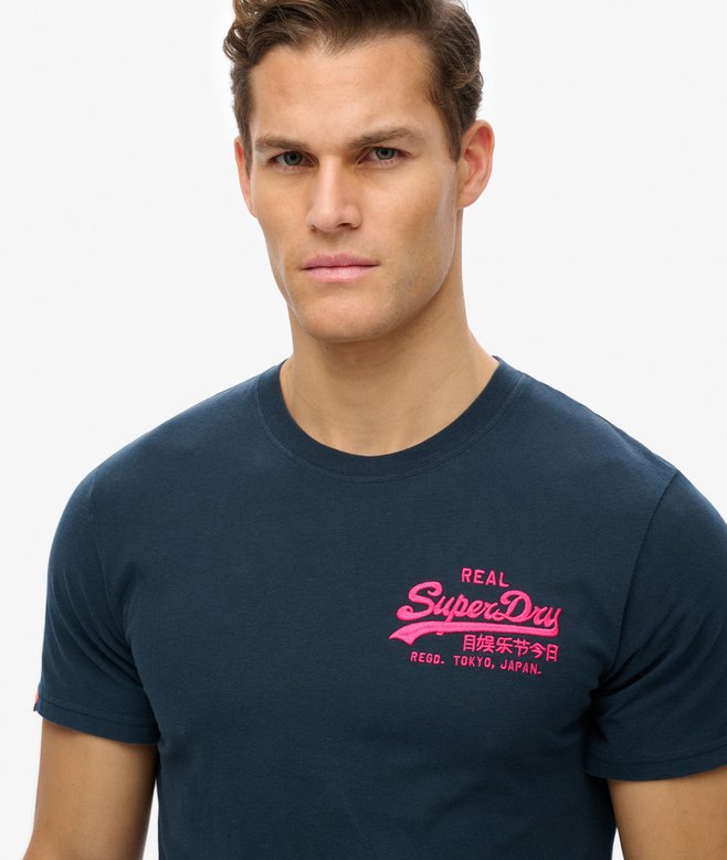 Vintage Logo Embroidered Relaxed T-Shirt