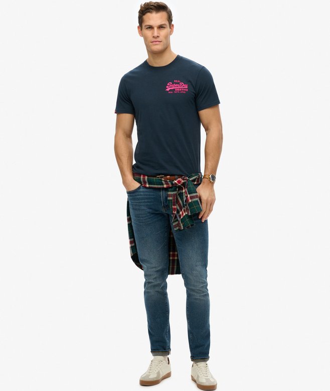 Vintage Logo Embroidered Relaxed T-Shirt