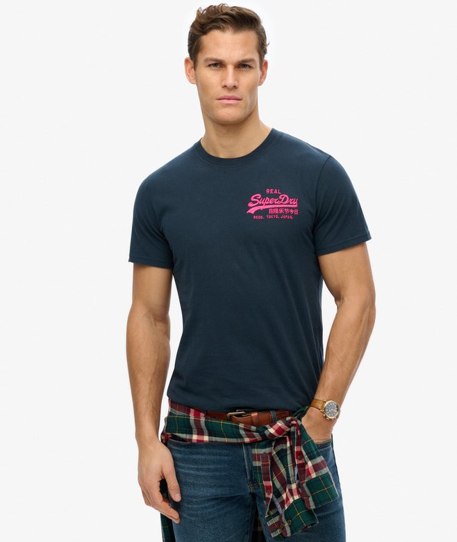 Vintage Logo Embroidered Relaxed T-Shirt