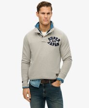 Vintage Athletic Henley Sweatshirt