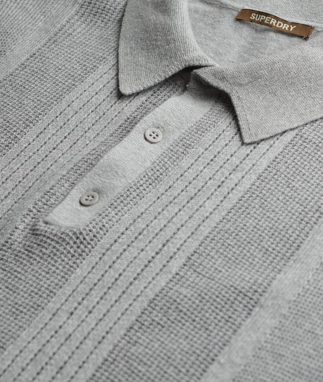 Short Sleeve Knitted Polo Shirt