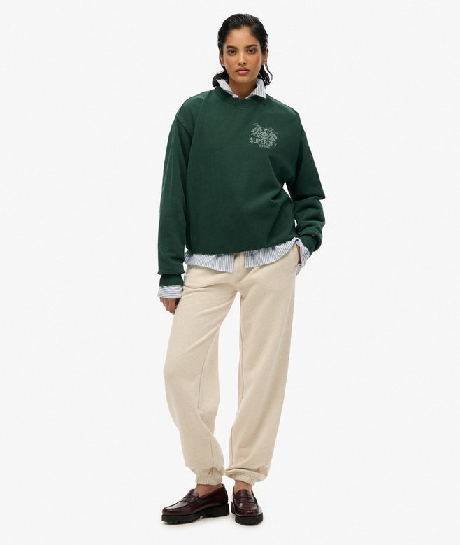 Lo-Fi Outdoor Mono Loose Crew Sweatshirt