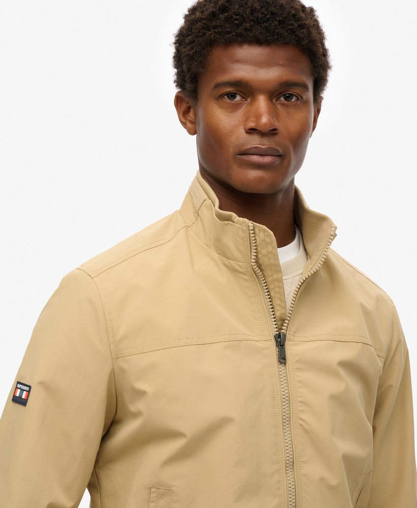 mens Nylon Harrington Jacket in Canyon Beige | Superdry US