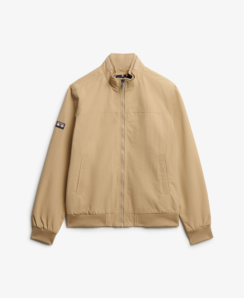 mens Nylon Harrington Jacket in Canyon Beige | Superdry US mens Nylon Harrington Jacket in Canyon Beige | Superdry US