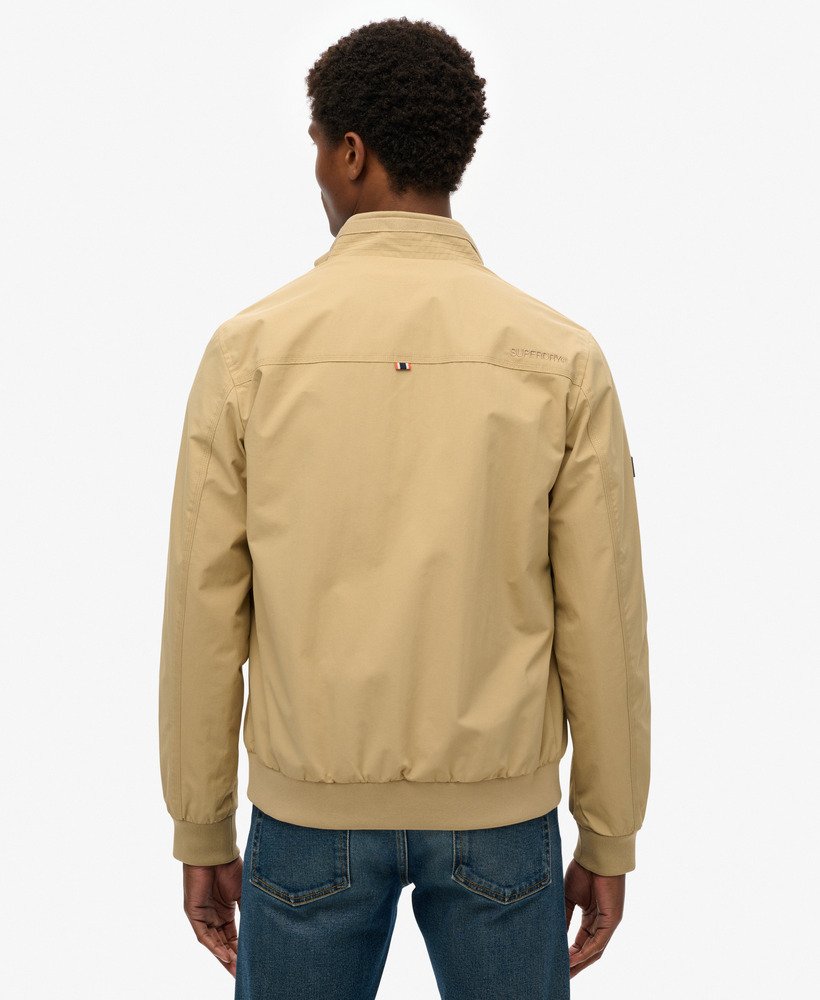 mens Nylon Harrington Jacket in Canyon Beige | Superdry US