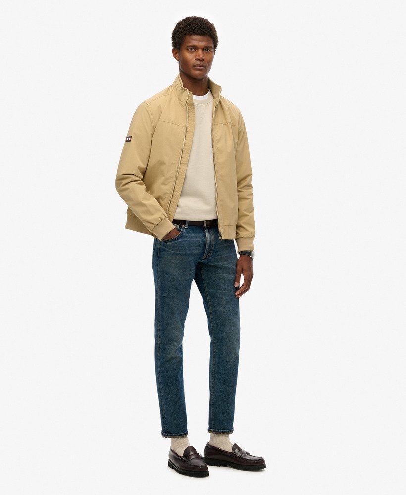 mens Nylon Harrington Jacket in Canyon Beige | Superdry US