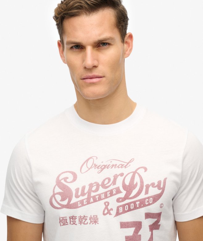 Leather & Boot Co Script T-Shirt