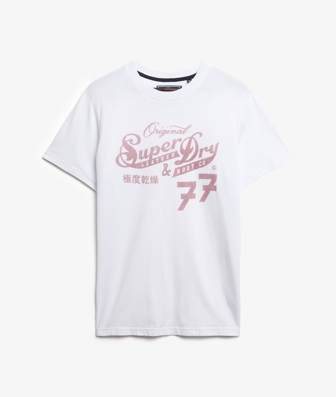 Leather & Boot Co Script T-Shirt