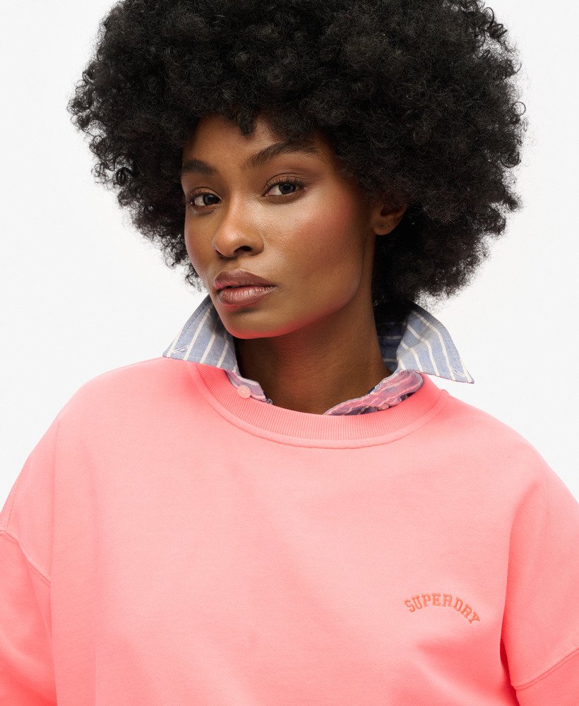 Sweat femme Gap en polaire avec capuche et logo, jaune