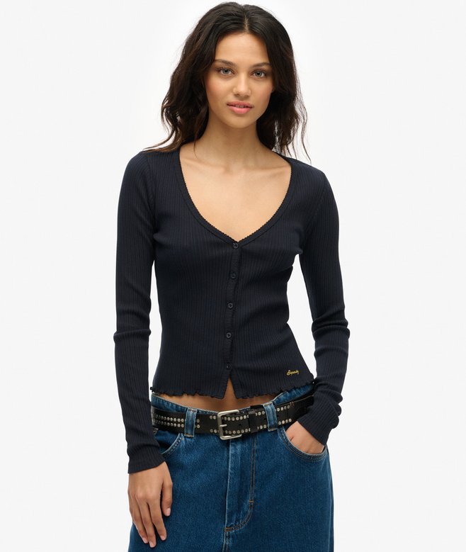 Buttoned Long Sleeve Top main image 1