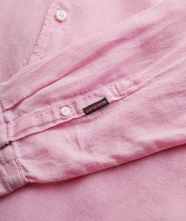 Vacation Long Sleeved Linen Shirt Image 5
