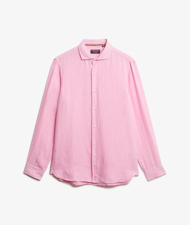 Vacation Long Sleeved Linen Shirt Image 6