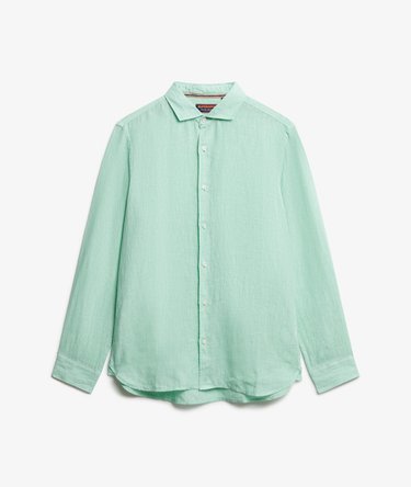 Vacation Long Sleeved Linen Shirt Image 6