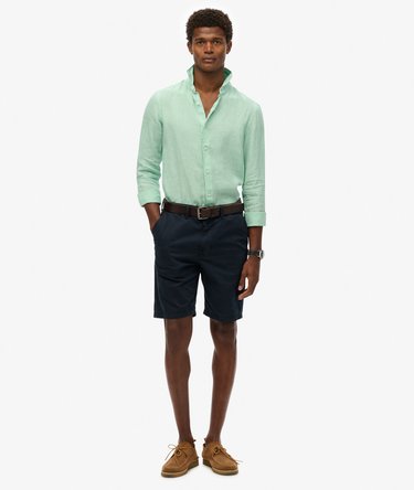 Vacation Long Sleeved Linen Shirt Image 2