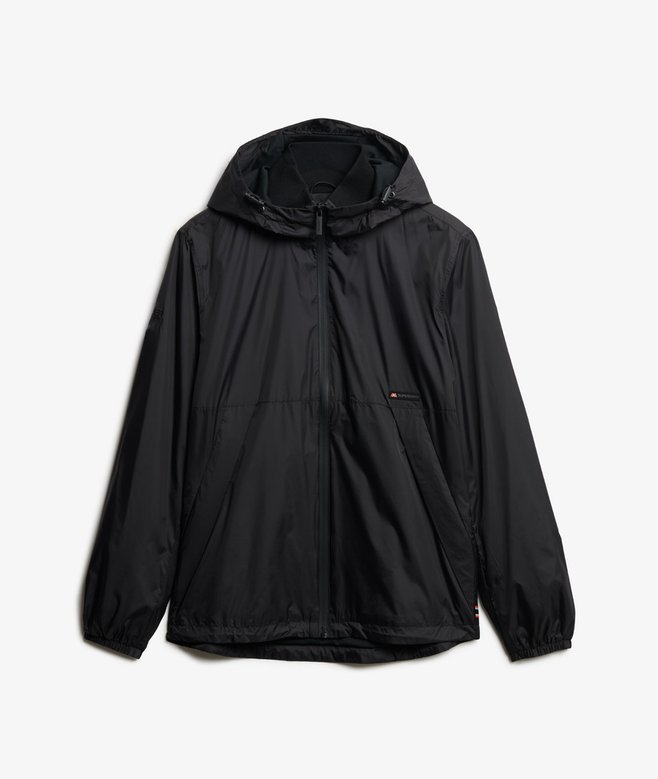 Hooded Logo Windbreaker Jacket
