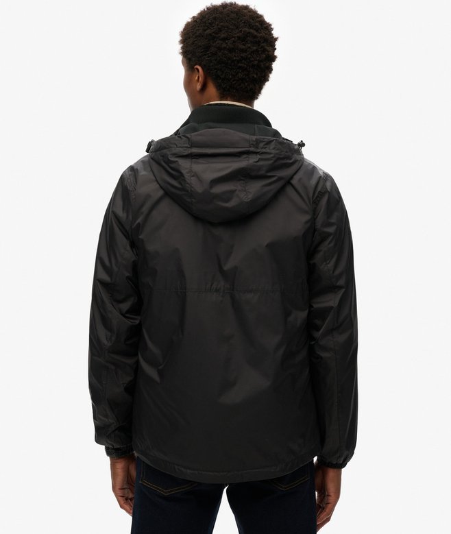 Hooded Logo Windbreaker Jacket
