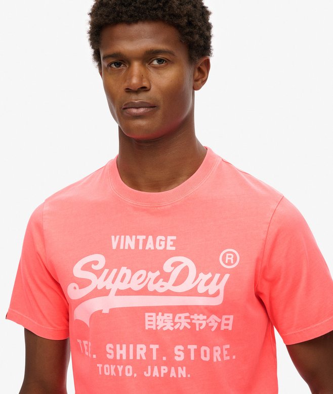 Vintage Logo Neon Relaxed T-Shirt