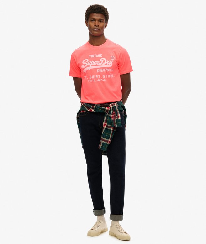 Vintage Logo Neon Relaxed T-Shirt