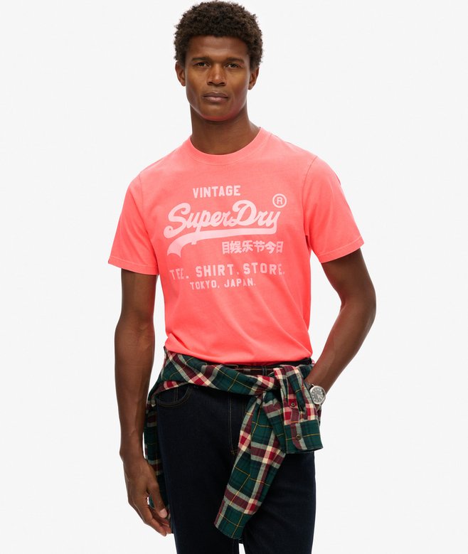 Vintage Logo Neon Relaxed T-Shirt