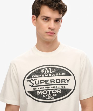 T-shirt ample Vintage Biker Image 3