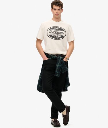 T-shirt ample Vintage Biker Image 2