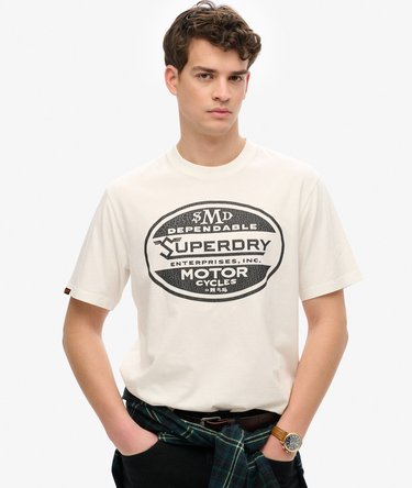 T-shirt ample Vintage Biker Image 1
