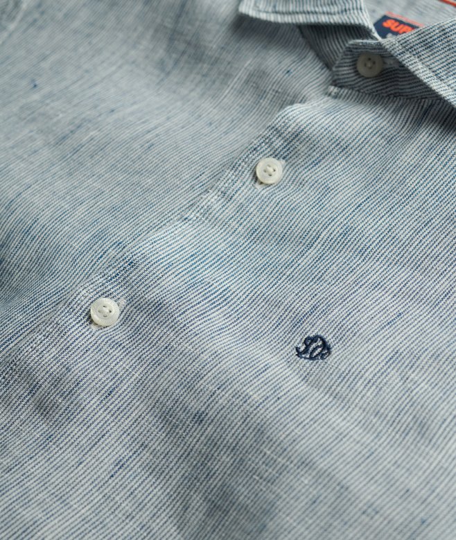Embroidered Vacation Linen Shirt More Colours Available Price £38.49 Price reduced from £54.99 to You Save 30%