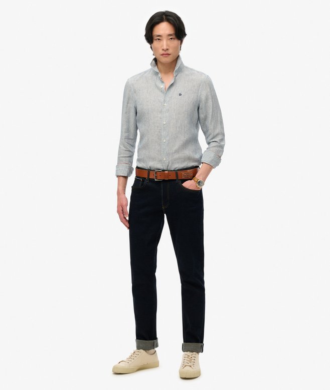 Embroidered Vacation Linen Shirt More Colours Available Price £38.49 Price reduced from £54.99 to You Save 30%