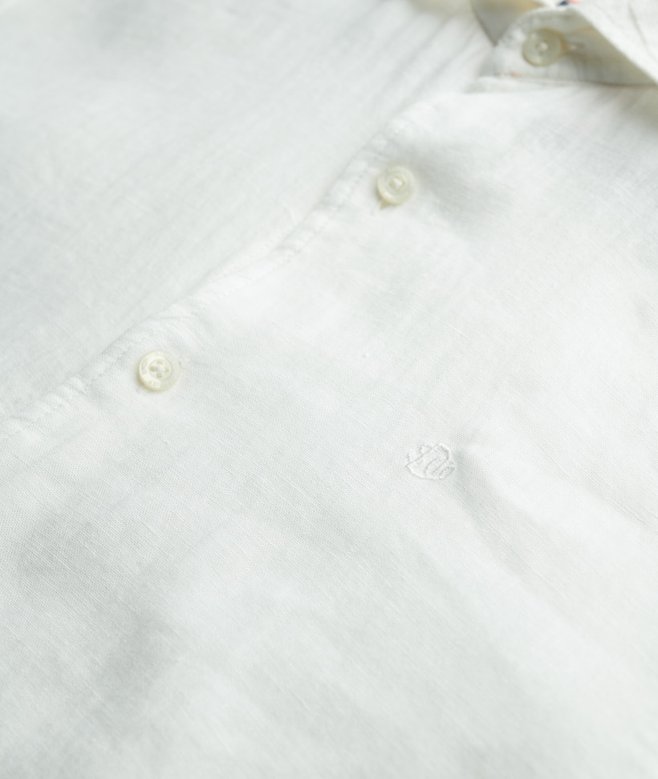 Embroidered Vacation Linen Shirt