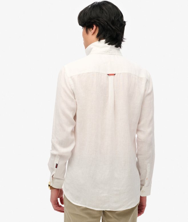 Embroidered Vacation Linen Shirt