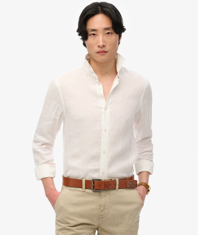 Embroidered Vacation Linen Shirt
