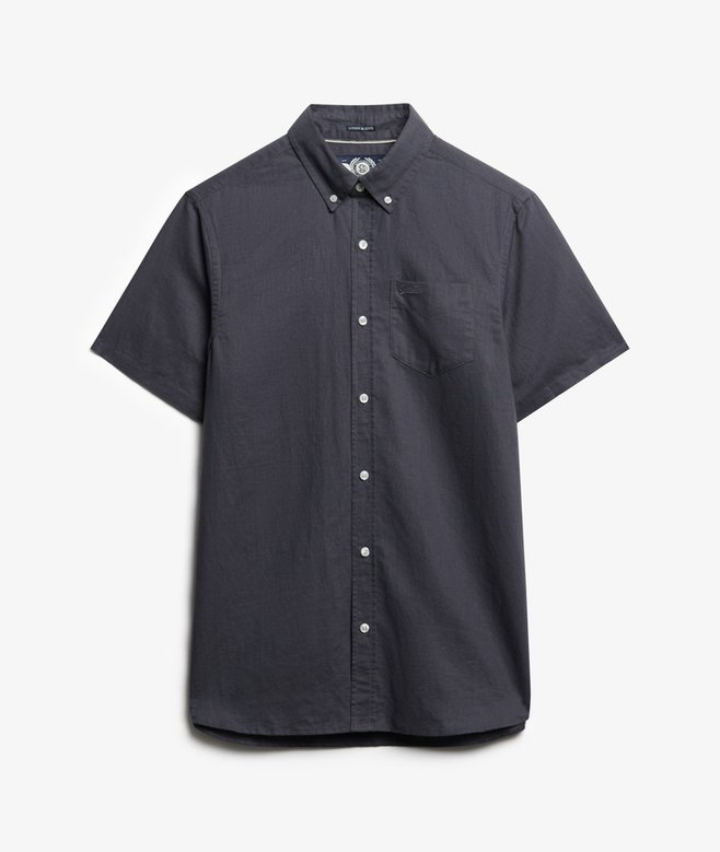 Cotton Linen Short Sleeve Shirt