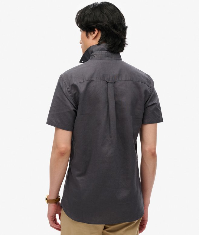 Cotton Linen Short Sleeve Shirt
