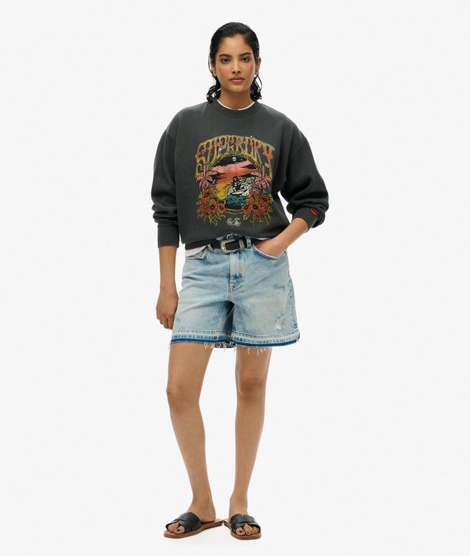 Psych Surf Loose Crew Sweatshirt