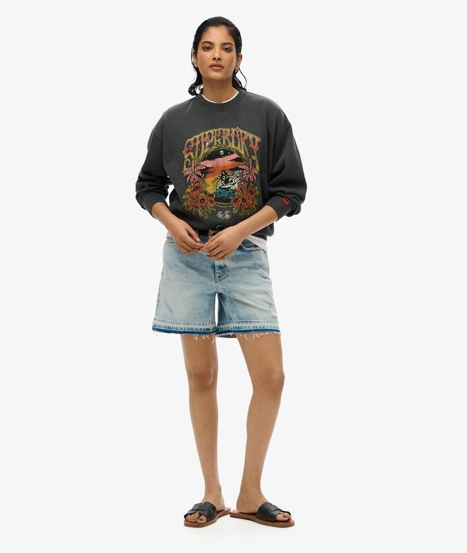 Psych Surf Loose Crew Sweatshirt