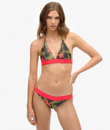 Triangel-Bikinioberteil mit Logo Image 4