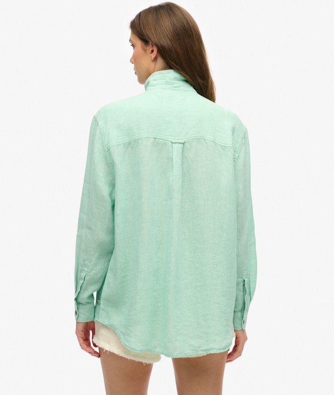Casual Linen Boyfriend Shirt