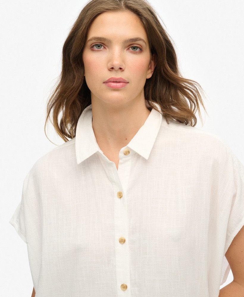 Robe chemise mi-longue oversizeoptic pour Femme | Superdry FR