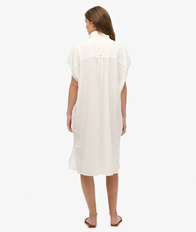 Oversized Midi Shirt Dress