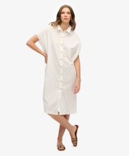 Oversized Midi Shirt Dress