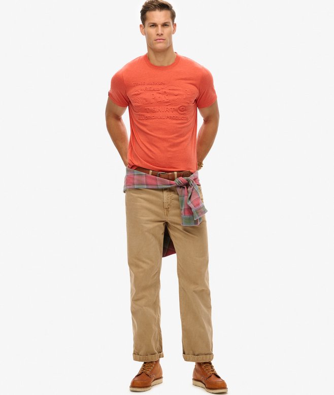 Workwear Embossed Relaxed T-Shirt