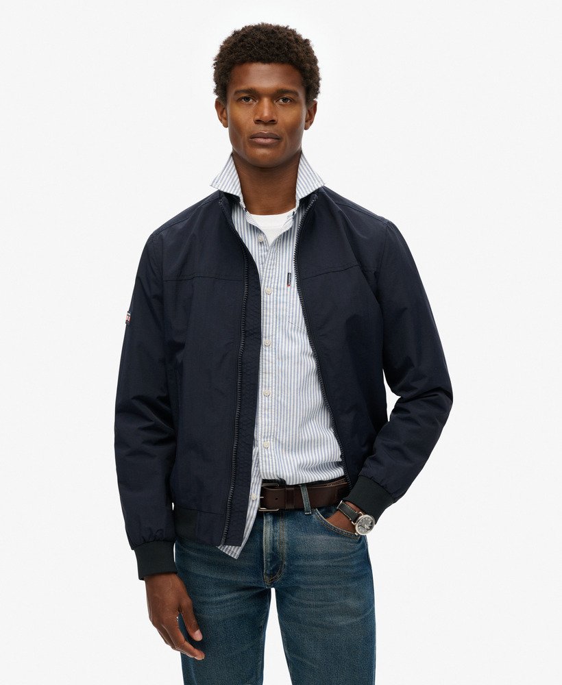 mens Nylon Harrington Jacket in Eclipse Navy | Superdry CA-EN